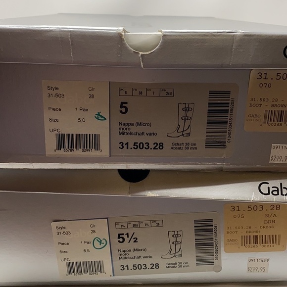 Gabor Verano 31.503.28 Long Boots Brown leather buckles - Picture 7 of 7